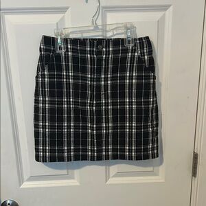 Hollister Black and White Pencil Mini Skirt